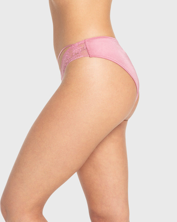 Isla & Evie Foxglove Lace Cheeky
