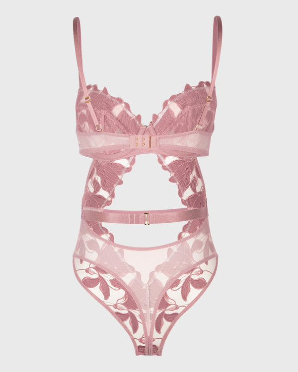 Isla & Evie Nostalgia Rose Lace Bodysuit