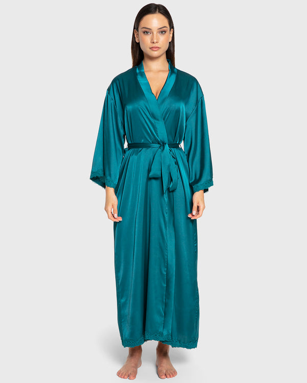 Isla & Evie Pacific Satin Robe