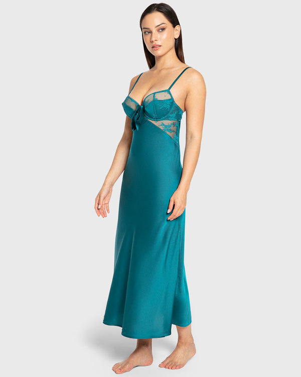 Isla & Evie Pacific Satin Slip