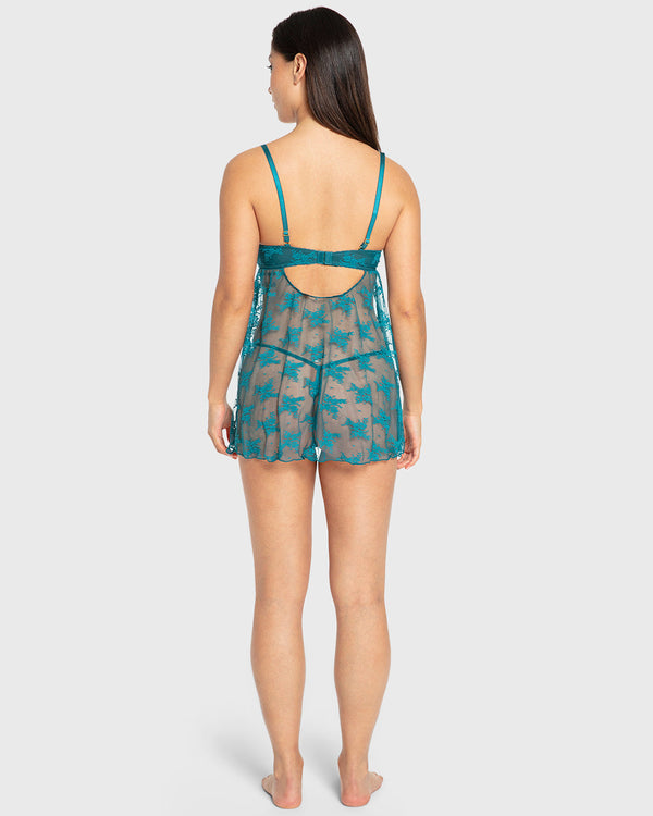 Isla & Evie Pacific Lace Cupped Babydoll