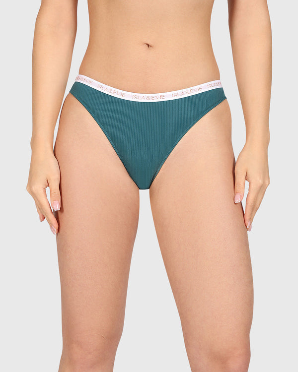 Isla & Evie Tie Side Bikini Bottoms Lilac / XL