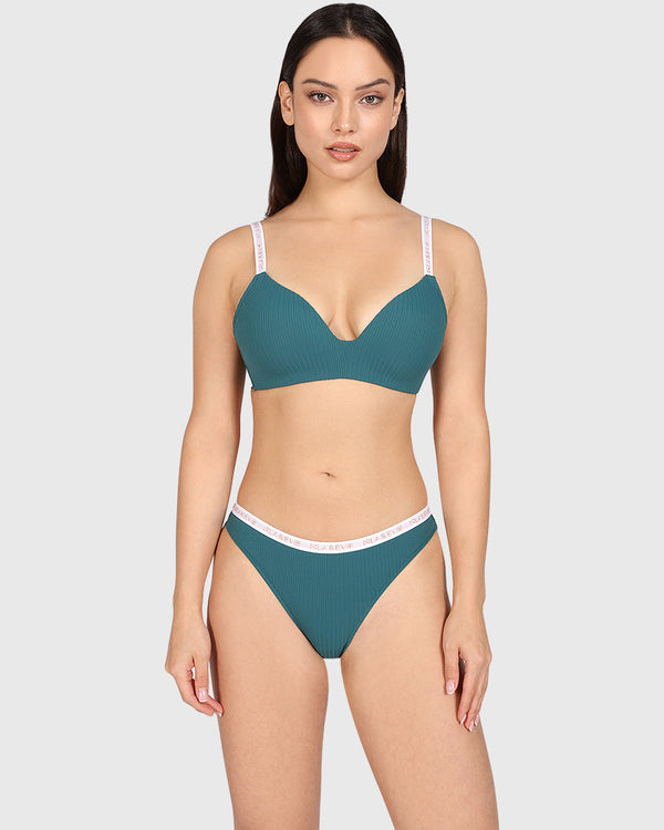Isla & Evie Tie Side Bikini Bottoms Lilac / XL