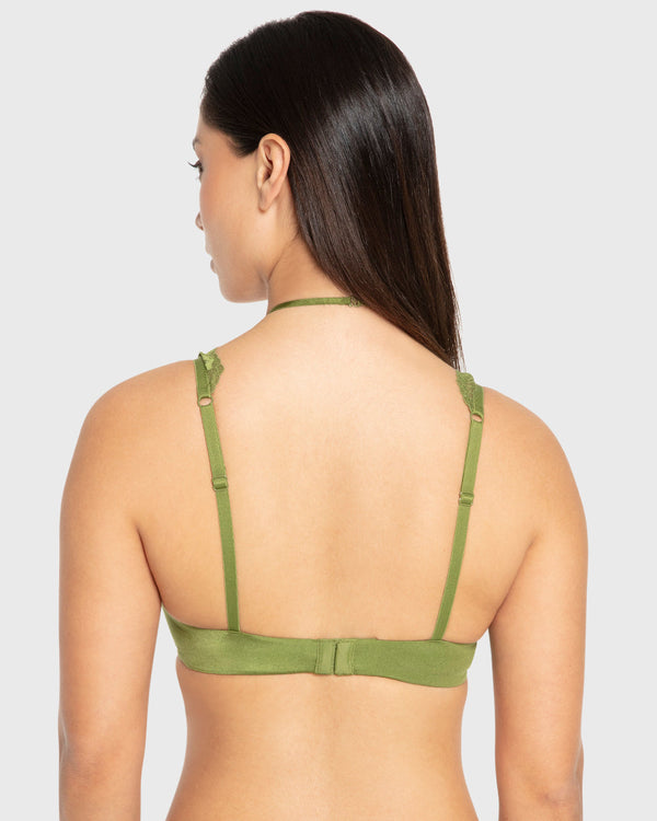 Isla & Evie Perfect Pear Double Push-Up Plunge Bra Perfect Pear / 34B