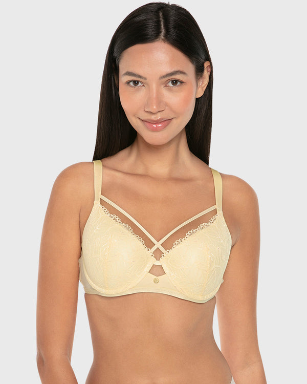 Isla & Evie Luxe Fashion Lightly Lined Full Coverage Bra