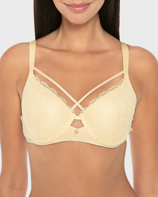 Isla & Evie Luxe Fashion Lightly Lined Full Coverage Bra
