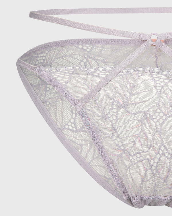 Isla & Evie Luxe Fashion Lace Micro Bikini Panty