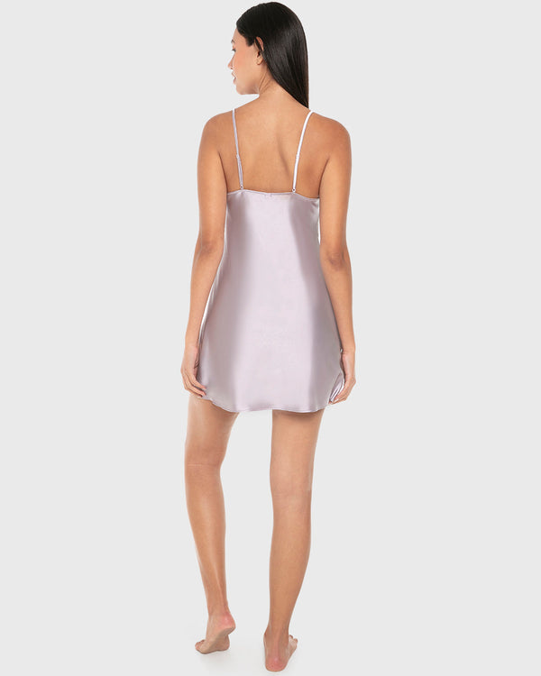 Isla & Evie Satin Slip Dress