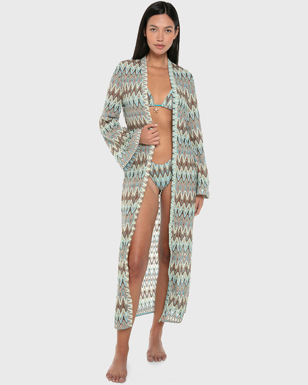 Isla & Evie Crochet Long Swim Cover Dress