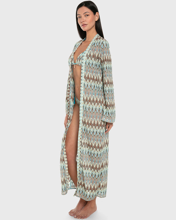 Isla & Evie Crochet Long Swim Cover Dress