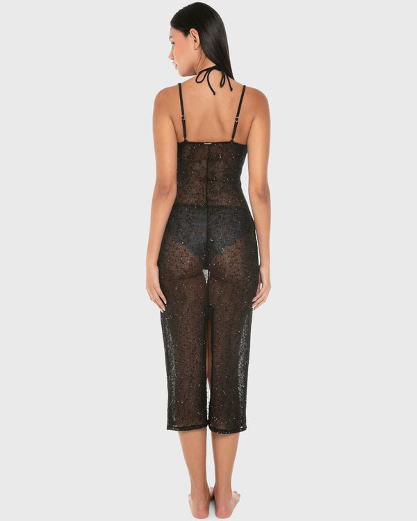 Isla & Evie Knit Long Swim Cover Dress