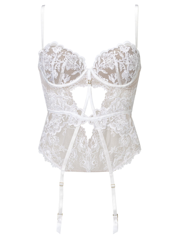 Ann Summers The Icon Basque White