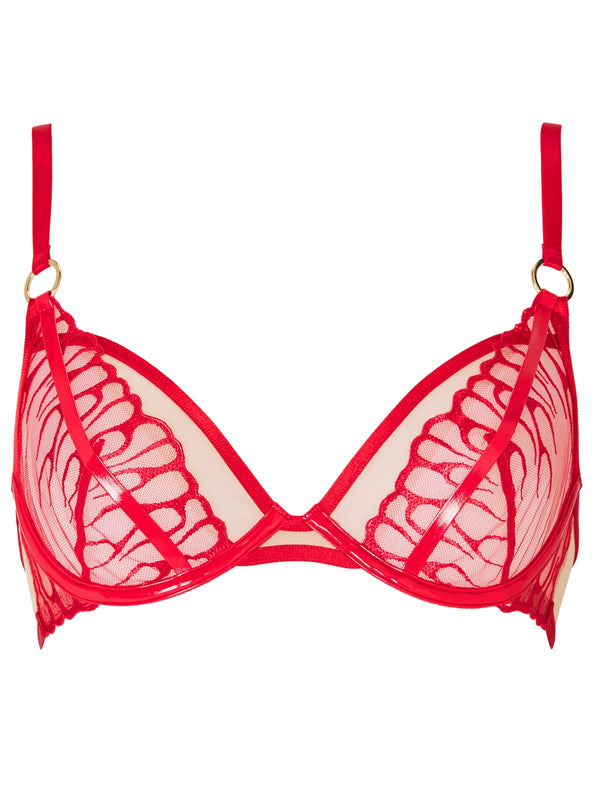 Ann Summers Flames of Passion Non-Padded Plunge Bra