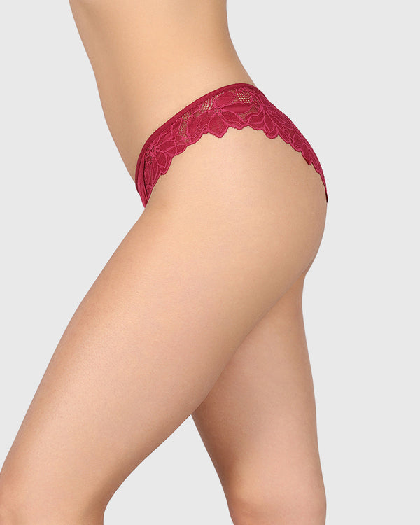 La Senza Sexy Diva Cheeky Panty Dark Pink / M