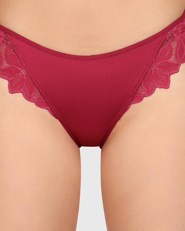 La Senza Sexy Diva Cheeky Panty Dark Pink / M