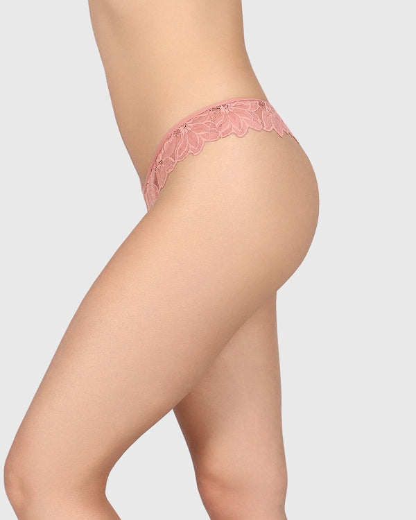La Senza Sexy Diva Thong Panty Light Pink / M