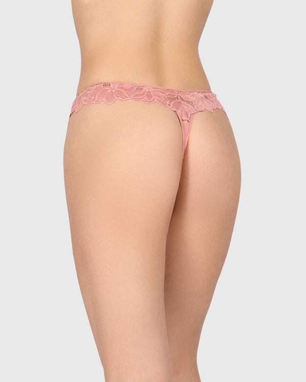 La Senza Sexy Diva Thong Panty Light Pink / M