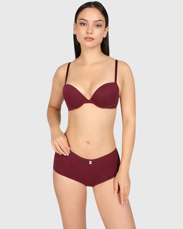 La Senza Trend Remix Boyshort Panty Dark Red / M