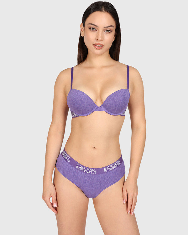 La Senza Trend Remix Hipster Panty Purple / M