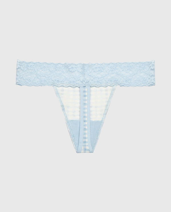 La Senza Thong  With Lace Trim