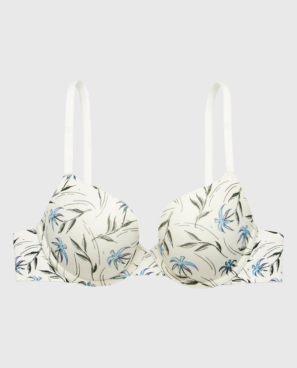 Cotton Demi Bra in Falling Foliage