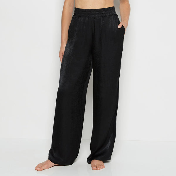 La Senza Satin Sleep Pant with button Front