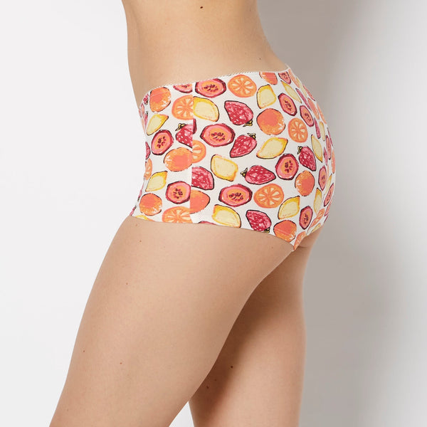 La Senza Boyshort Cotton Panty and Picot Trim