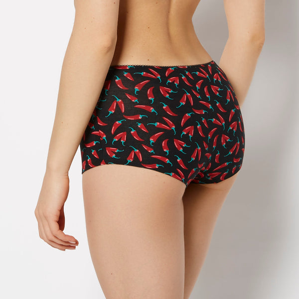 La Senza Boyshort Cotton Panty and Picot Trim