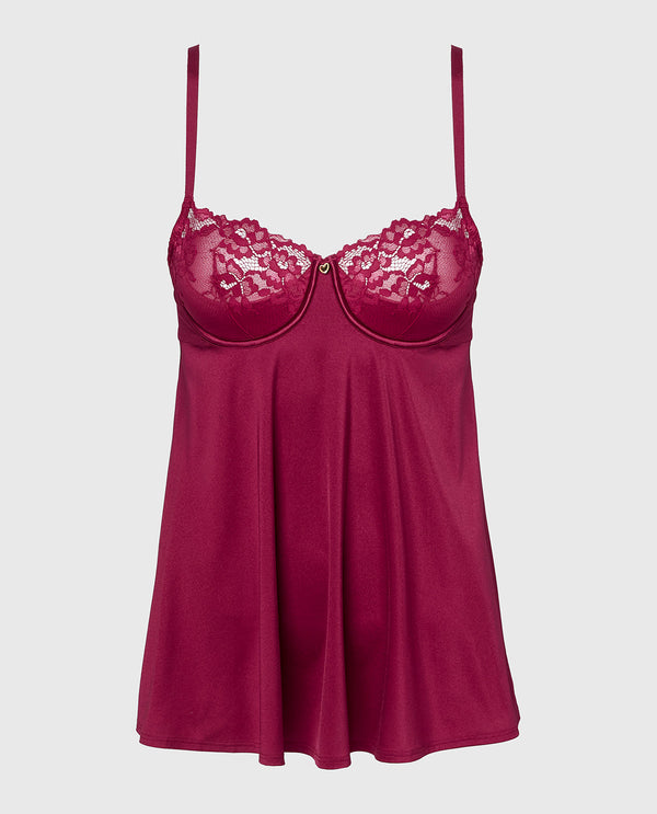 La Senza Unlined Balconette Babydoll with Romantic Lace