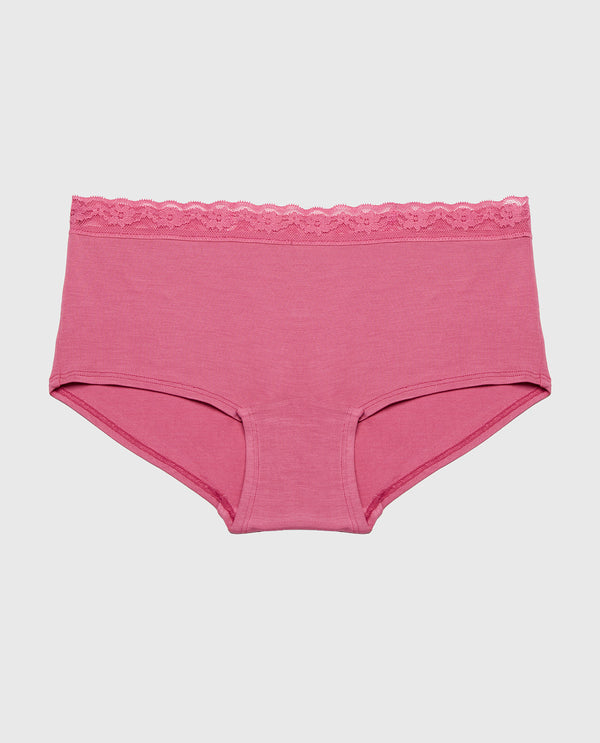 La Senza Ultrasoft Modal Boyshort  with Lace Trim