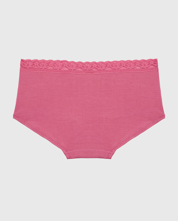 La Senza Ultrasoft Modal Boyshort  with Lace Trim
