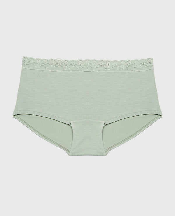 La Senza Ultrasoft Modal Boyshort  with Lace Trim