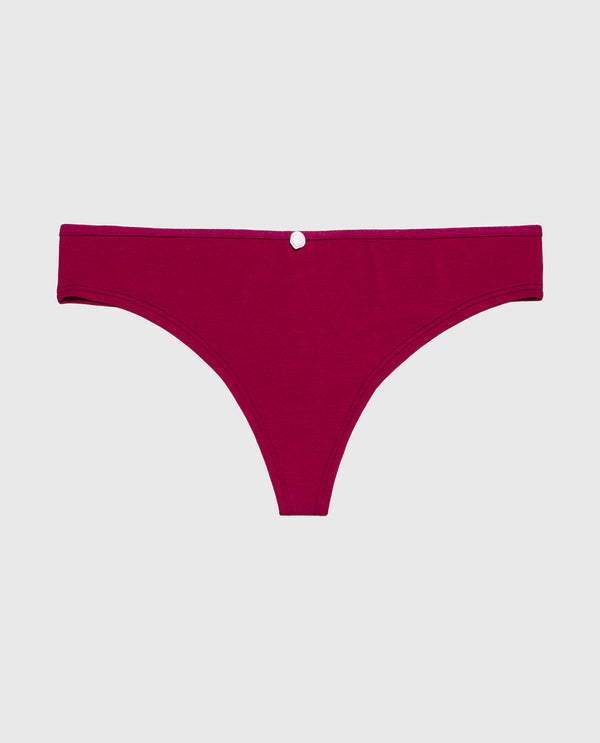 La Senza Ultrasoft Modal Cheeky Thong  with Rosette Detail