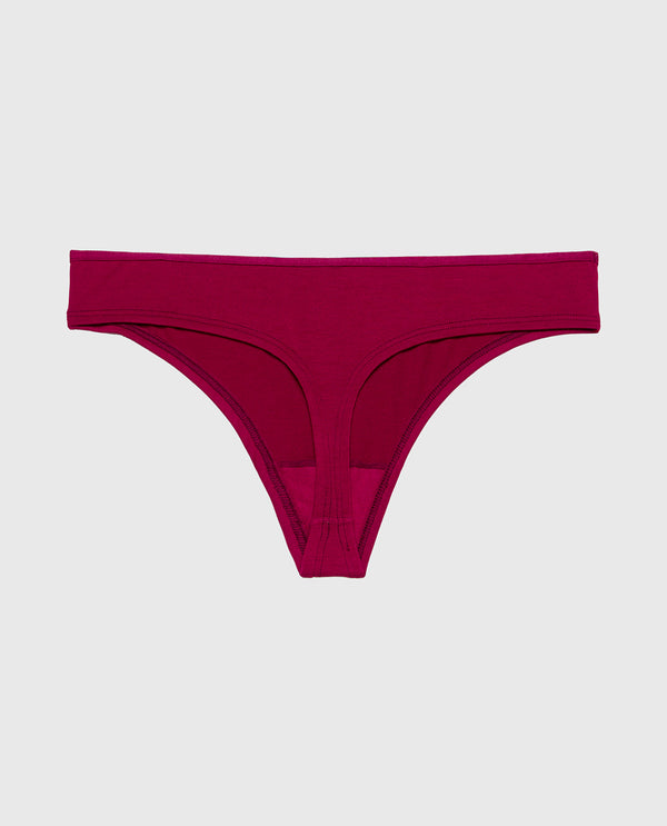 La Senza Ultrasoft Modal Cheeky Thong  with Rosette Detail
