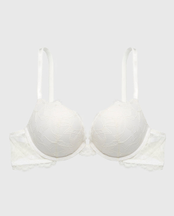 La Senza Push Up Plunge Bra With Afterglow Lace