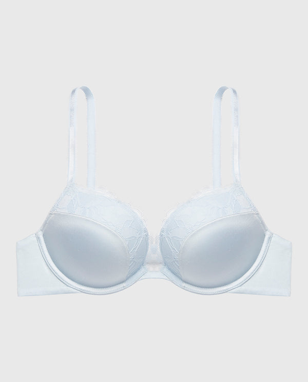 La Senza Push Up Plunge Bra With Afterglow Lace Details