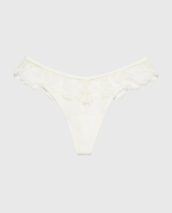 La Senza Diva Thong  With Afterglow Lace