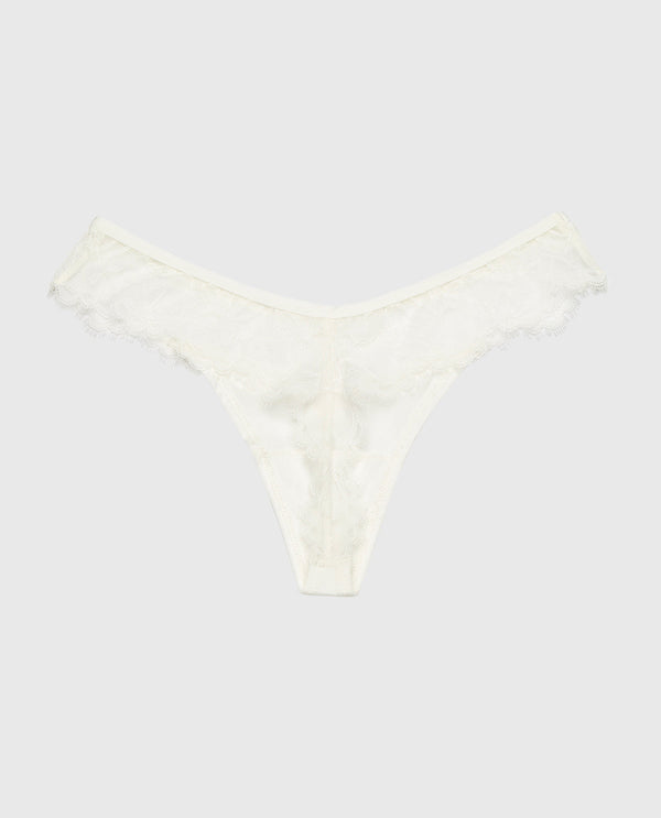 La Senza Diva Thong  With Afterglow Lace