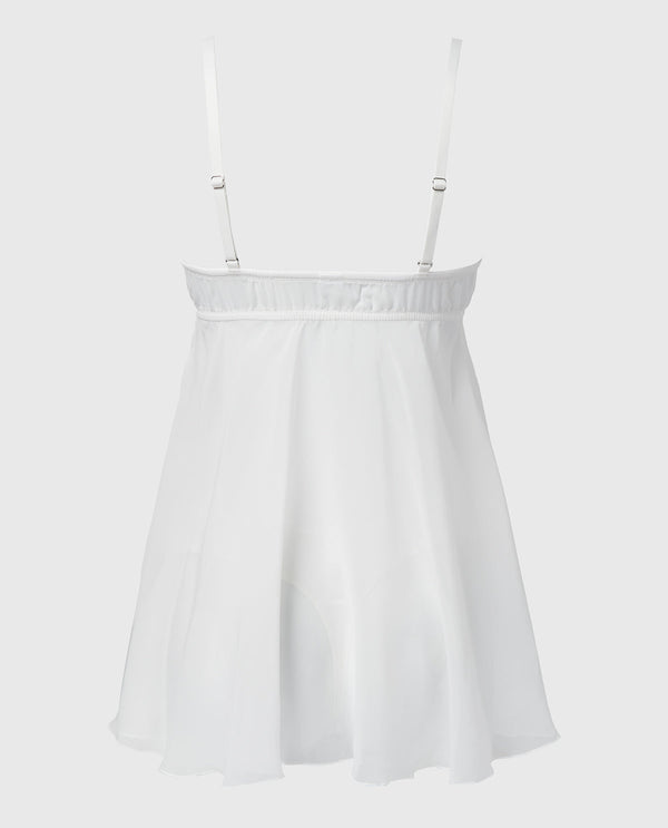 La Senza Designer Collection Lightly Lined Demi Babydoll With Breezy Embroidery