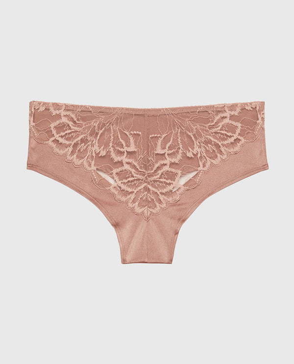 La Senza Diva Cheeky With Lush Lace In Deer