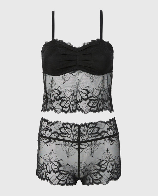 La Senza PJ Lush Lace Cami with Boyshort Set
