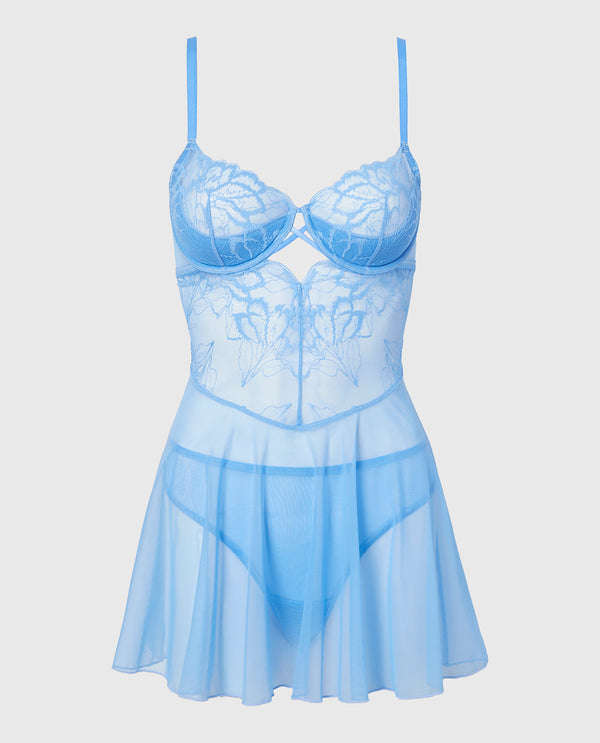 La Senza Unlined Balconette Babydoll with Lush Lace