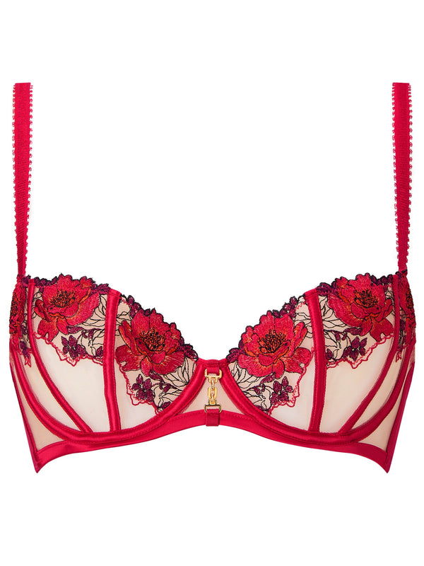 Ann Summers Caged Rose Non Pad Balcony Bra