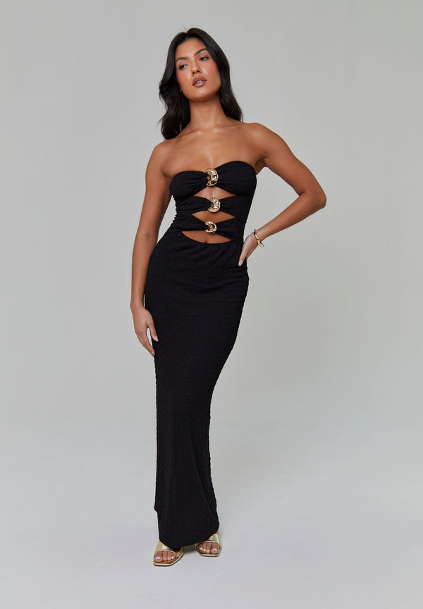 South Beach Swim Top Cover Dress Long