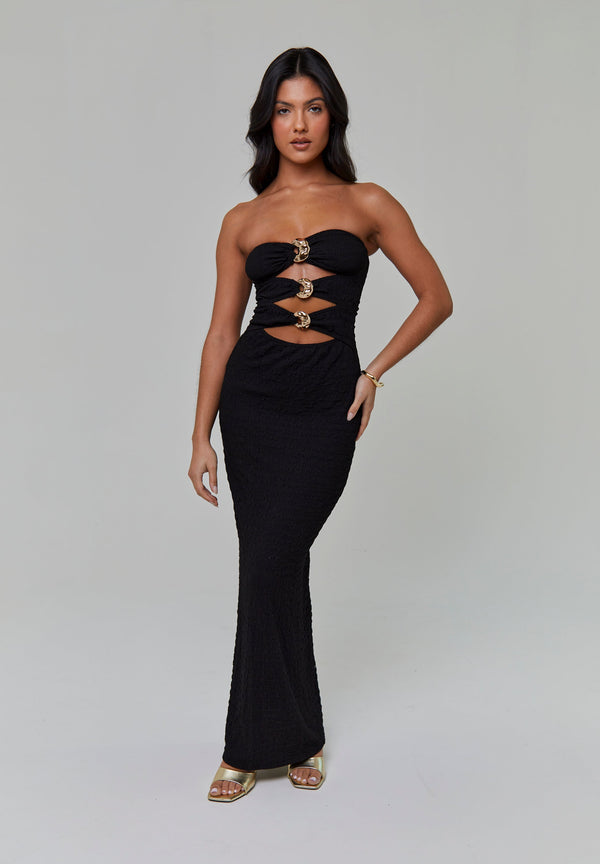 South Beach Swim Top Cover Dress Long