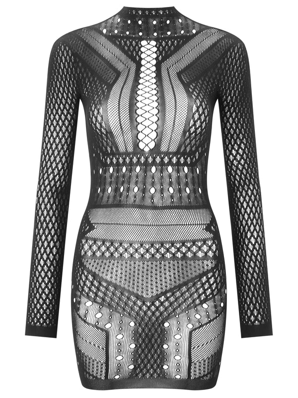 Ann Summers Janelle Lace Mini Fishnet Dress