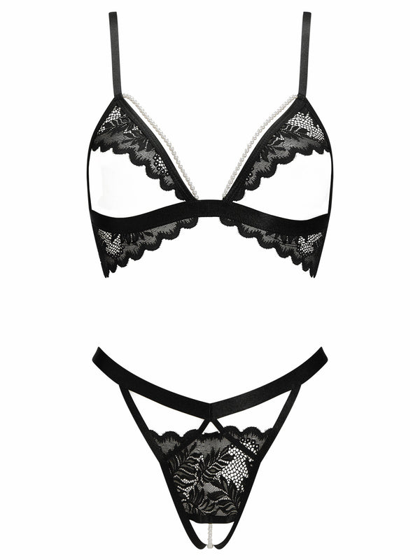 Ann Summers Seductive Whispers Pearl Crotchless Set