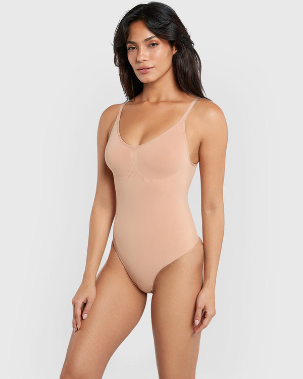 Ambra Midthigh Laser Cut Shaping Short