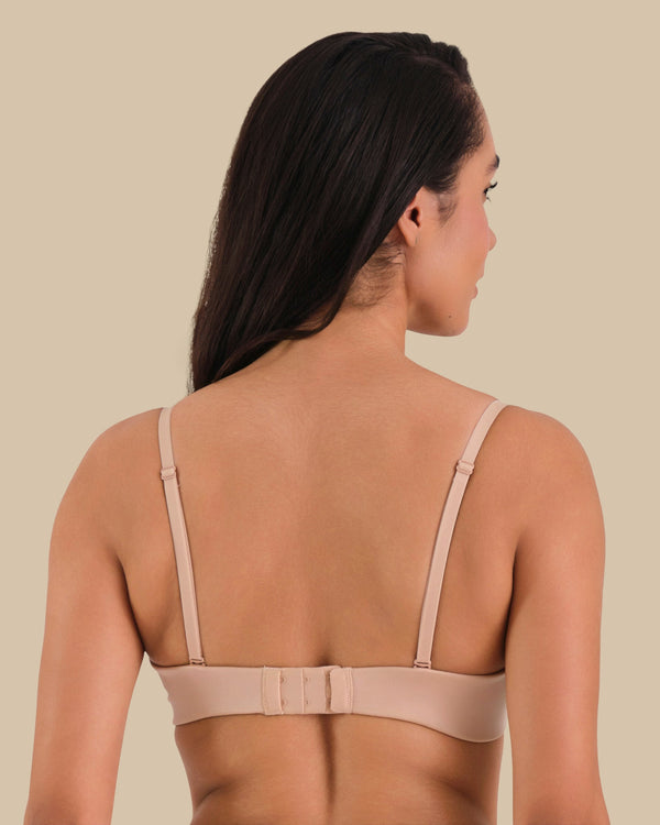ISLA & EVIE  STRAPLESS SILICON MULTIWAY BRA RUGBY TAN / 34B
