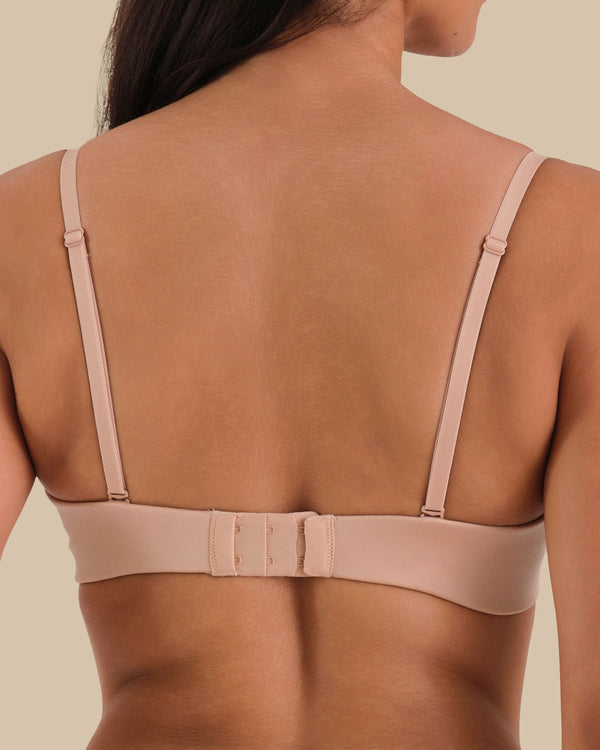 ISLA & EVIE  STRAPLESS SILICON MULTIWAY BRA RUGBY TAN / 34B